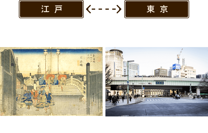 日本橋・朝之景