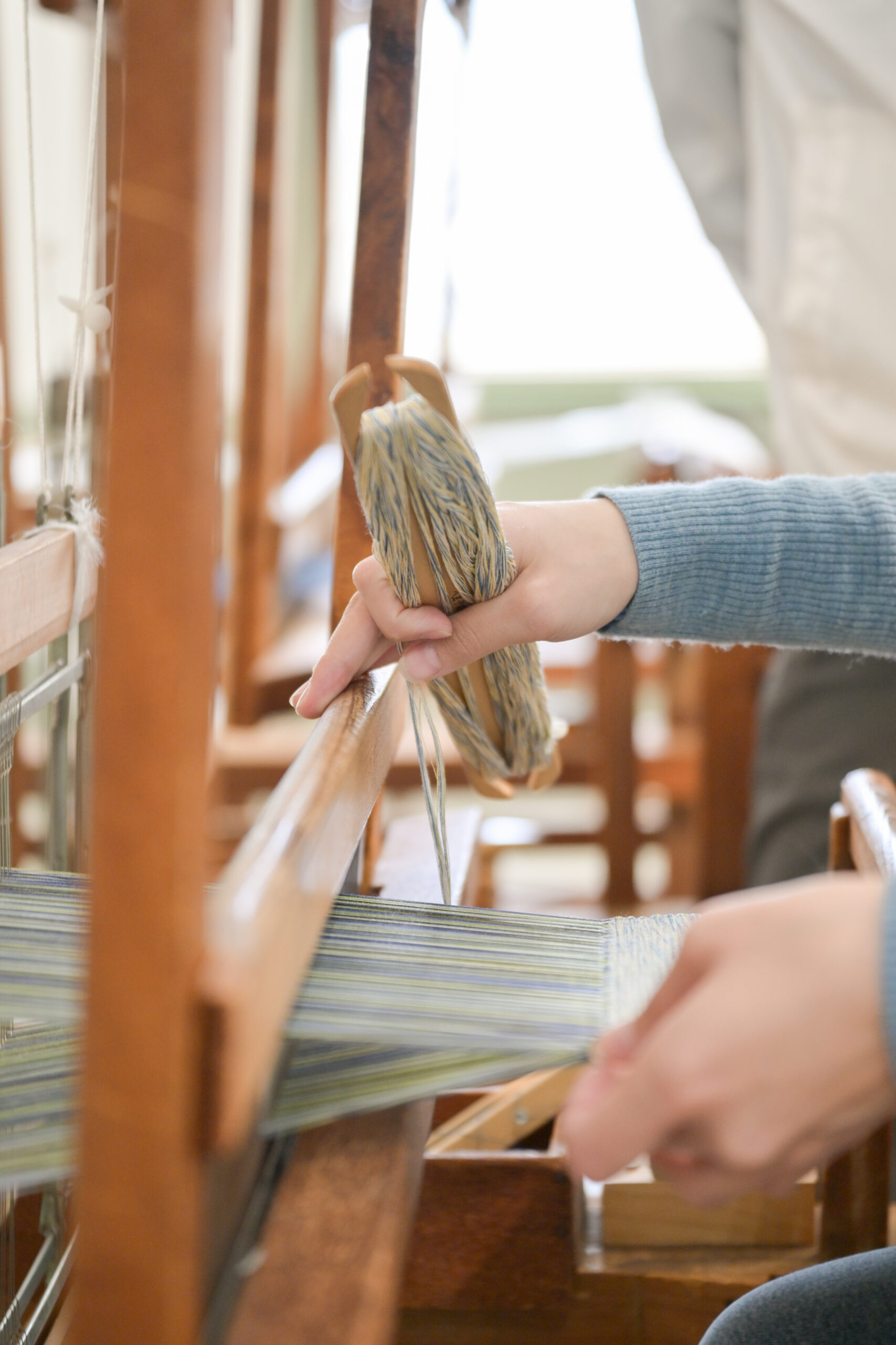 多摩織工芸館 手織り体験｜八王子織物工業組合